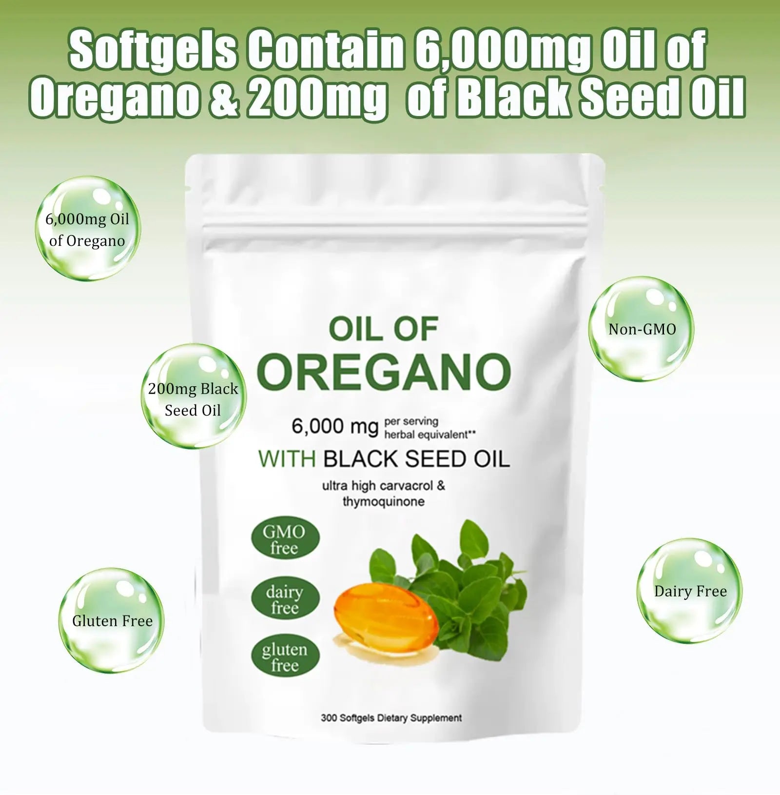 Oil Of Oregano Softgels